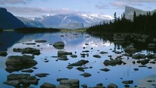 Landscape sweden lake Custom Gaming Mat Desk picture