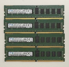 Samsung 32GB 4x8GB DDR4-2133 PC4-17000 ECC Reg Server RAM Matched Set picture