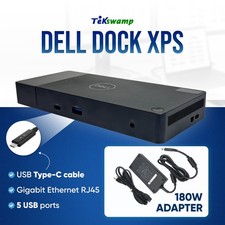 Dell USB-C Dock Station for XPS 15 7590 9500 9510 9520 9530 Laptop w/OEM 180W AC picture