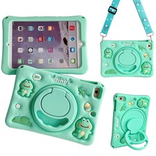 Kids Cute Dinosaur Case Cover for iPad 9.7“/10.2”/A16/Mini/Air/Pro with Strap picture