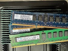 Lot of 24 (96 GB) Nanya Samsung Micron | 4GB 2Rx8 PC3-10600R | DDR3 ECC REG 1333 picture