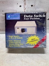 GC Electronics 45-2005 Manual DB25 Female Port A/B/C/D Data Switch 4-Way Nos picture