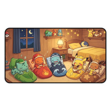 Pokemon Playmat Mousepad Desk Mat TCG Pikachu Charmander Bulbasuar Squirtle SP58 picture