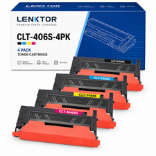 CLT-406S 4PK Toner Cartridge Set for CLP-360 CLX-3305W Xpress C410W C460W 3306FN picture
