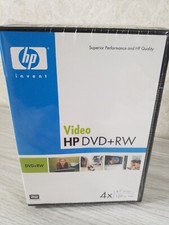 HP Video DVD + RW 5 Pack With Hard Cases New Sealed picture