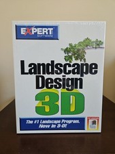 Vtg 1994 Brand New Sealed Landscape Design 3D CD-ROM Expert Software Windows 3.1 picture