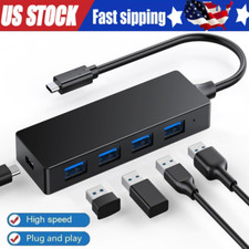 4 Port USB 3.0 Hub Splitter Multi Adapter 5Gbps High Speed PC Desktop Laptop LOT picture