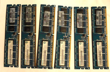 6- 1GB RAMAXEL MEMORY 6GB  PC2-6400U-666-LF DDR2-800MHz DIMM RAM HP 404574-888 picture