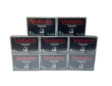 Vintage 1993 Lot of 8 Verbatim DataLife 8MM-DL 112M Data Cartridges NEW Sealed picture