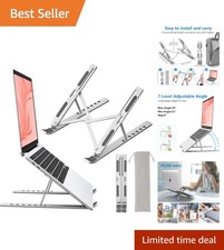 Ergonomic Adjustable Laptop Stand - Portable & Foldable for 10-15.6 Inch Laptops picture