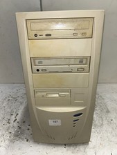 Vintage Retro Beige ATX Desktop Computer Case picture
