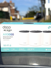 TP-LINK Deco X55 AX3000 Wi-Fi 6 Mesh Router System 3-Pack Dual-Band White picture
