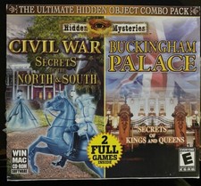 Hidden Mysteries PC MAC CD-ROM Civil War Buckingham Palace Secrets Game picture