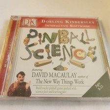 New Sealed Scholastic  Dorlong Kindersley Pinball Science  Interactive Software picture