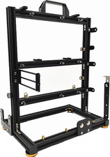 PC Test Bench Open Frame Air Computer Case Rack Bracket, Aluminum PC Creative As picture