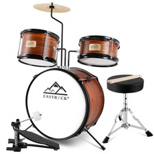 3 Piece 14'' Junior Drum sets for Drummer,Wood picture