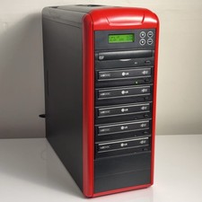 1:5 CD DVD Duplicator Tower Standalone LG M-DISC SATA II Tested Works 5 Burners picture
