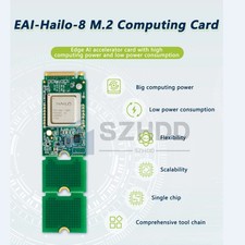 NEW Hailo-8 M.2 AI Accelerator Module 26Tops Industrial grade Include Heatsink picture