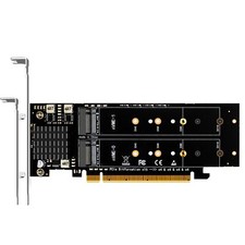 GLOTRENDS Quad M.2 PCIe NVMe Adapter Without PCIe Splitter Function (PCIe picture