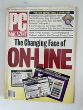 PC MAGAZINE~COMPUTER~FEBRUARY 21, 1995--VOL 14---NO 4-CHANGING FACE OF ON-LINE picture