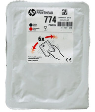 New Genuine HP 774 Matte Black & Chromatic Red (P2V97A) Printhead Cartridge picture