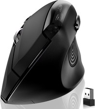 memzuoix Ergonomic Wireless Mouse, 2.4G Optical Cordless, 800/1200/1600 DPI picture