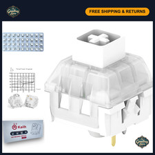 Hot-Swappable Mechanical Keyboard Switches - Kailh Box White Clicky, 72pcs, Dust picture