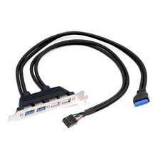 USB 2.0 And 3.0 Internal Panel Mount Cable To 9Pin 19Pin 20Pin With PCI Bracket picture