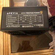 Apevia ATX-PR600W Prestige Power Supply 600W 80+ Gold Certified picture