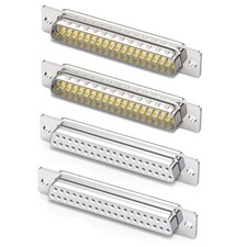 4PCS Gold Plated Joints DB37 RS232 D-SUB Serial Solder Cup Connectors picture
