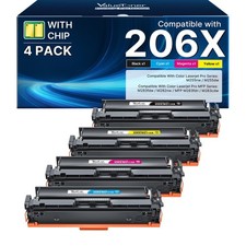 Valuetoner 206X Toner Cartridge 4 Pack Replacement HP 206X 206A M283fdw High picture