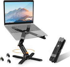 N86 360 Rotating Laptop Stand for Desk with Locking Knobs, Black picture
