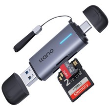 llano Micro SD Card Reader, 2 in 1 USB C 3.0 SD Card Reader picture