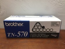 Genuine Brother TN-570 Toner High Yield Black Toner Cartridge OEM - New - Sealed picture