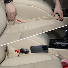Givifive Car Seat Gap Filler Organizer 2Pack Soft Foam 3IN1 Multifunctional picture