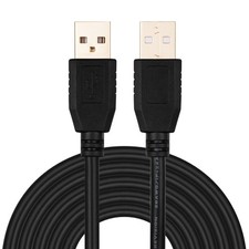 Tan QY USB A to A Male Cable 40Ft, Double End Cord with 40 feet, 12M/40Ft picture