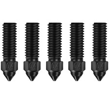 Creality K1 Nozzle Kits, 5PCS Ender 3 V3 KE 3D Printer Hardened Steel 0.4Mm picture