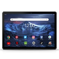 PRITOM 10'' Tablet Android 10 Phone Tablet with SIM Slot, 64GB Quad Core, IPS To picture