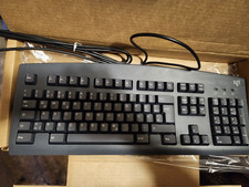 RARE NEW VINTAGE SILICON GRAPHICS SGI GREY PS2 KEYBOARD 062-0047-001 6512-BN 02 picture