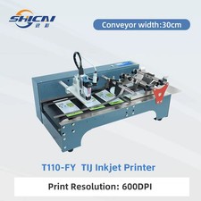 12.7mm Auto Paging TIJ Inkjet Coding Machine for Bag Pouch Card Date QR picture