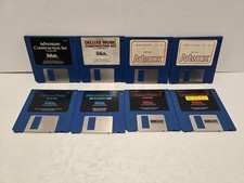 Lot 8 Adventure Construction Set Artworx Deluxe Paint II 3.5
