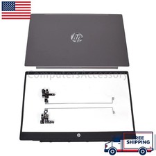 For HP 15-CS 15-CW TPN-Q208 Top Back Cover/ Bezel/ Hinges L23879-001 15in Gray picture