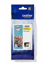 Brother LC-424Y Inkjet Cartridge, Yellow, Single Pack, Standard Yield, includes picture