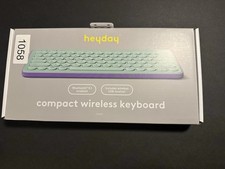 Wireless Bluetooth Keyboard | Lightweight Compact Soft Touch | Academia | Mint picture