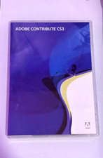 Adobe Contribute Cs3 Complete for MAC with video tutorial disc picture