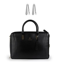 La Mansio Italian Leather Convertible Laptop Backpack Briefcase 16” + Sleeve picture