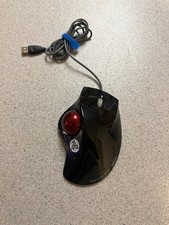 Trackball Mouse Black Ma-tb39bk SANWA Supply. TESTED CLEAN picture