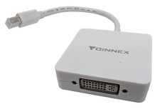 FOINNEX MD-VHD10 3-in-1 Mini DisplayPort/Thunderbolt to VGA HDMI DVI 4K Adapter picture