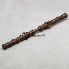 3D printed golden staff coffee gold 90cm extendable display piece picture