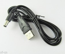 4pcs 1.5M/5Ft USB 2.0 Male Plug to 5.5x2.1mm 2.1mm DC Power Plug Cable Cord picture